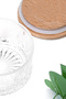 6-Piece Odn Wooden Lid Vacuum Sealed Glass Breakfast Set Spice Jar Jam Jar Storage Container - 4