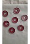 Ǝe Silver Plated Mineli Metal Button 24 mm 7 Pieces