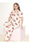 Boydan Buttoned Battal Short Sleeve Pajama Set B780-27 - 3