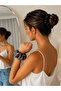 Women's Elastic Set of 2 Colorful Fabric Bagel Scrunchie Clips - 5