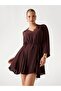Flowing flounced dress