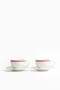 2-pack cappuccino cup and saucer - 2