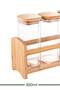 Bambu Saphire 4 Piece Spice Rack Set with Stand B5585 - 3