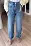 High Waist Stone Mom Jean - 3