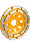 - Double Row Segmented Turbo Cup Grinding Wheel, 125X22.2(20) for Concrete, Masonry, Stone