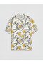 Regular Fit Patterned Men's Shirt - 4