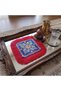 Coffee-Colored Fabric Presentation Napkin |   Tasseled Presentation Napkin - 3