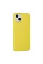 Apple iPhone 14 Case Nano Velvet Silicone - Yellow - 2