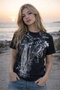 Summer Women's T-Shirt Women's Printed Relaxed Fit Casual Vintage Angel Printed - 4