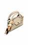 Women's Mini Hand and Shoulder Bag with Scarf - 3