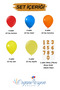 8 Year Old Rose Gold Number Colorful Rainbow Balloon Bouquet Birthday Special Day - 2