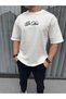 Men's Printed T-Shirt Short Sleeve Crew Neck Regular Fit Comfortable Fit Casual T-Shirt - White Mariposa
