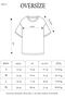 Men's Short Sleeve Summer T-Shirt Crew Neck Printed Oversize T-Shirt - Black - 4