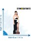 CS1188 Lana Del Rey Black and White Dress Height 171cm Cardboard with Mini - 2