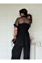 Mesh Detailed Gathered Tensel Set - 8