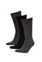 Men's 3-Pack Cotton Long Socks R8072Az21Wn