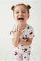 Boy's Short Sleeve 2-Piece Pajama Set 100% Cotton Animal Patterned - 3