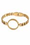316L Steel Gold Color Barley Processing Openable Bell Jar Model Women's Handcuffs - 3