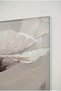 Beige and Cream Abstract Floral Decorative Tempered Glass Painting - Business, Home and School Painting - 4