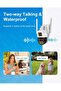 4MP 2K Outdoor PTZ WiFi Security Camera – Dual Lens IP CCTV with Color Night Vision - 3