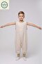 Muslin Wide Strap Baby Kids Sleeping Bag 100% Cotton Natural 0.5 Tog