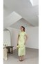 Long Dress with Detachable Shawl - 5