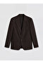 Brown slim fit men's blazer jacket from güli̇s store