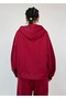 Thin Fabric Embroidered Oversize Premium Zip Hoodie - 7