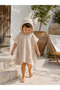Baby Poncho Made of 100% Cotton Double Layer Muslin Fabric