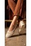 Open Women's Ballet Flats with Wicked Weave Accessories and Details - 2