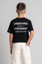 Boy's Printed Text Cotton T-Shirt - 2
