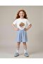 Li̇mi̇ Girl's Soft, Flexible, Structured Combed Cotton Shorts Set - 2