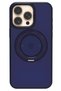 Urr Perfume Magsafe Stand Cover Compatible with iPhone 15 Pro Max - Navy Blue - 5
