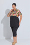 Plus Size Semi-Closed Hijab Swimsuit – Oversized Short-Sleeved Swimsuit Set - 2