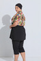 Plus Size Semi-Closed Hijab Swimsuit – Oversized Short-Sleeved Swimsuit Set - 5