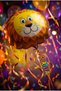 Safari Lion Head Foil Balloon 35X42 cm Safari Themed Children's Birthday Party Decoration - 5