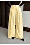 Wide-Leg Double Pleated Palazzo Pants