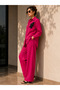 -Fuchsia Noir Co-Ord Set - 3