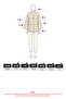 Jacquard Detailed Kimono Y0111 - Beige - 6