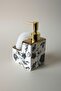 Porcelain 500ml Liquid Soap Dispenser with Sponge Holder Compartment 299 - 4