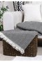 Cotton Multi-Purpose Sofa Cover – Zigzag Patterned Sofa Shawl, Sofa Bed Cover, Tv Blanket, Decorative, Stylish and Durable -170X210 cm - 3