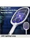 Electric Bug Zapper Racket Mosquito Killer Fruit Fly Swatter Zap Two-In-One USB Rechargeable Electronic Swatter Pest Control - 5