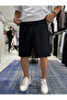 Black C Embroidered Basic Shorts C-013