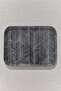 Bistro tray zig zag black white - 2