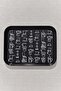 Bistro tray coffee black white