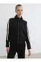 Lcw Everyday Black High Collar Women's Zippered Sweatshirt - 2