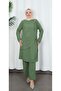 Ayrobin Suit with Side Buckle Trousers Khaki Hnt8591