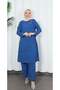 Ayrobin Suit with Side Buckle Trousers Indigo Hnt8591