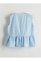 Girl's Comfortable Fit Seersucker Bowknot Shirt - 2