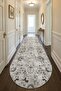 Oval Premium Washable Stain-Resistant Modern Ellipse Model Antique Series Special Series Non-Slip Base Mat Rcantik_Yllk_Yenimodelelips